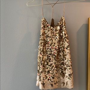 Sequin tank top